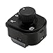 CADUFUELLY 1K0959565KE Mirror Control Switch Knob, Mirror Adjustment Switch Knob Side Power Replacement for Jetta Golf, Replaces 1K0959565KREH, 901-507
