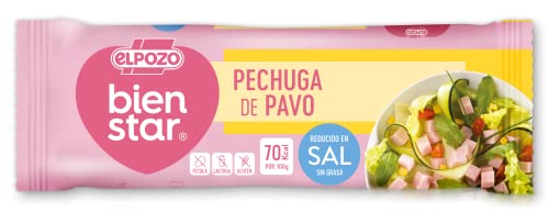 ElPozo Pechuga Pavo Sin Grasa Reducido En Sal 340G Elpozo Bienstar , 340 g