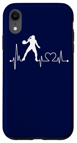 Carcasa para iPhone XR Balonmano Heartbeat Sports EKG Pulse Handball Player