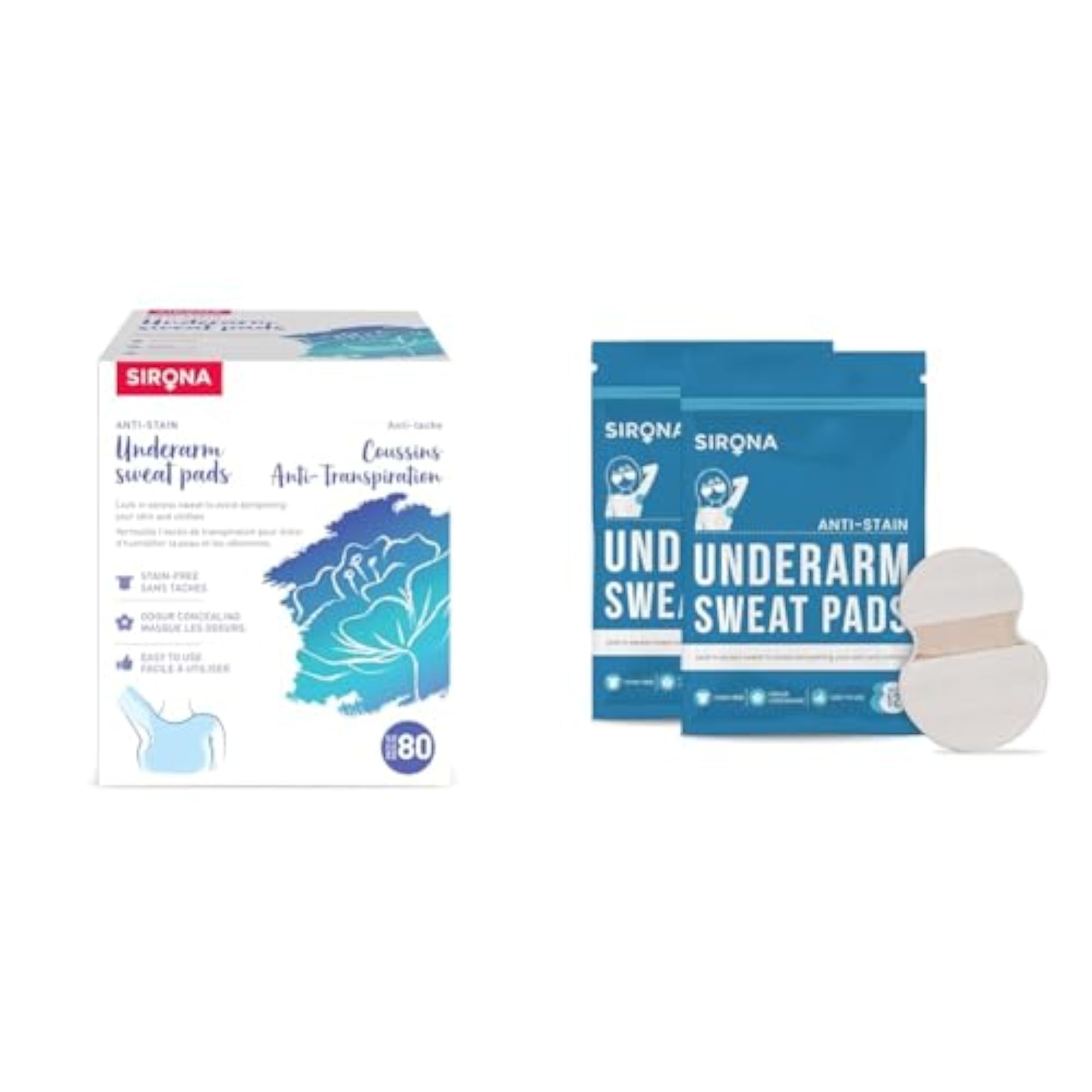 Ultra Absorbent Disposable Underarm Sweat Pads
