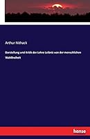 Darstellung Und Kritik Der Lehre Leibniz Von Der Menschlichen Wahlfreiheit 3743485958 Book Cover