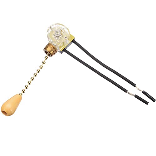 Image of HomeSoGood Ceiling Fan Light Switch,Pull Chain Switch Control 3A /220V-250V Cord Switch Replacement Pull Chain Switch 4Pack