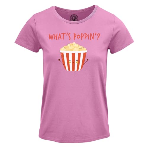T-shirt femme What's Poppin le look street food parfait pour vos sorties cinéma