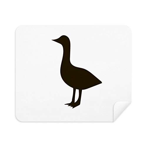 Tissu de nettoyage pour téléphone portable et lunettes au bureau style goose noir