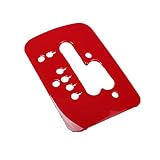 CABENIS Interior Center Console Gear Shift Panel Trim Cover for Volkswagen Beetle Accessories 2007-2010, ABS Plastic Gear Shift Box Trim, Interior Accessories Trim Decoration，Red