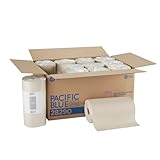 Pacific Blue Basic 2-Ply Recycled Perforated Paper Roll Towel by GP PRO (Georgia-Pacific), Brown, 28290, 250 Sheets Per Roll, 12 Rolls Per Case