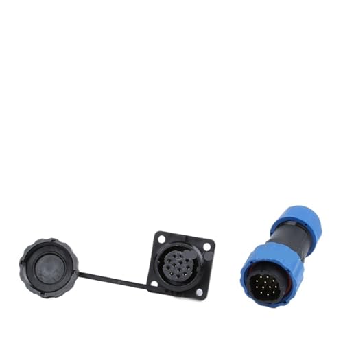 SP20 IP68 �p�^ 4 ���t�����W�h���R�l�N�^�v���O�\�P�b�g 1/2/3/4/5/6/7/9/10/12/14Pin �d�C�q��R�l�N�^(SP20-12S)