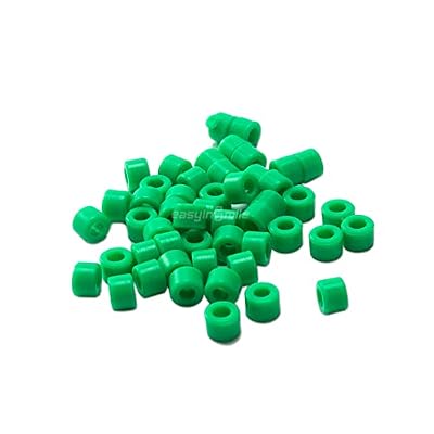 Dental Color Code Ring Band Silicone Hygienist Instrument Code Rings S/L Autoclavable 135oC (S, Green)