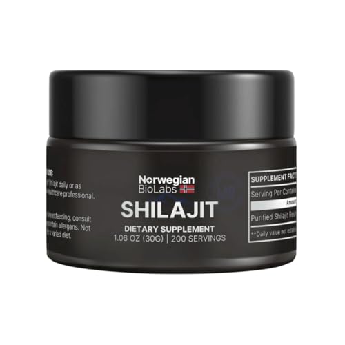 Shilajit Resin 200 Servings - 30 gram 100% Natural Himalayan Shilajit - Fulvic Acid and Trace Minerals - Natural Energy Booster & Detox