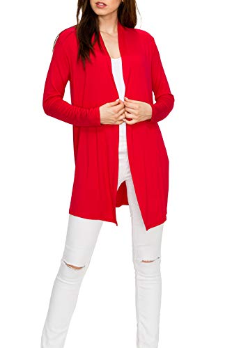 EttelLut - Women's Long Cardigans Wrap Sweater - Lightweight Summer Dress with Open Front - Comfy, Commuting, Work and Travel