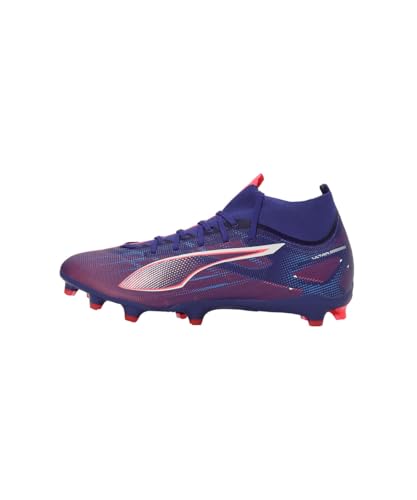PUMA Ultra 5 Match+ FG/AG, Soccer Shoe Unisex Adulto, Lapis Lazuli White-Sunset Glow, 43 EU - imagen 3