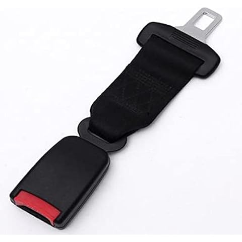 Seatbelt Seat Belt Adjuster,Seat Belt Clip Universal Shoulder and Neck Belt Locator Retainer Locking Clip for Adults Kids (Black, 36cm) Cover
