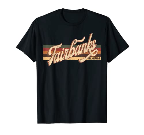 Vintage 80s 70s Fairbanks Retro Alaska T-Shirt