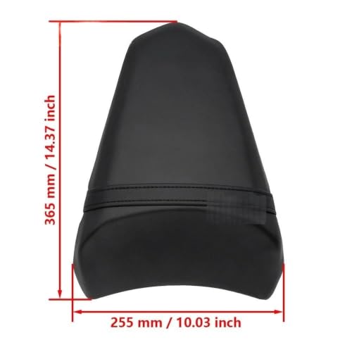 Asiento para Ninja 650 con espuma de alta densidad y cuero impermeable 6
