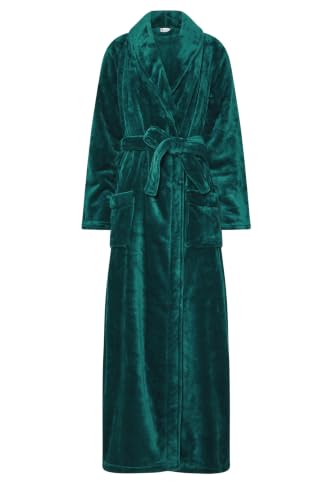 Image of Long Tall Sally - Lts Tall Green Super Luxe Maxi Dressing Gown - Women's