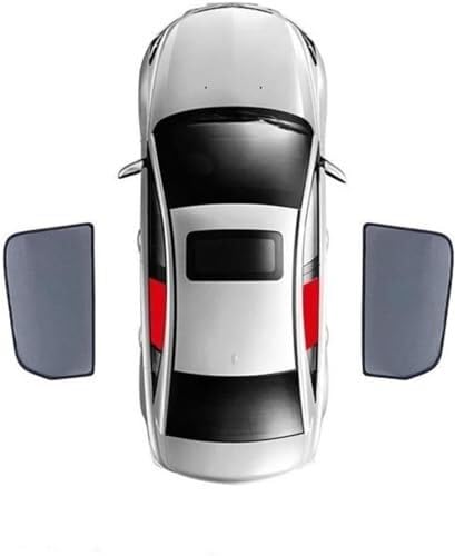 Fenêtre latérale de la Voiture Lot De 2 Pare-Soleil Arrière pour Fabia 2015-2019 Bloque La Chaleur, Les Rayons UV, Les Moustiques Et Le Soleil Respirant...
