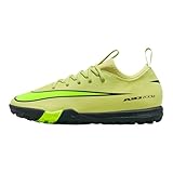 Nike Jr Zoom Vapor 16 Academy TF Chaussure de Football, Limelight Volt Hyper Crimson, 37.5 EU