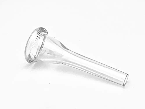 FHDCCC Deep Cup French Horn Mouthpiece, Crystal Clear