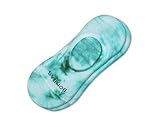 Bombas Women's Lightweight Tie Dye No Show Socks, Emerald Green, Large