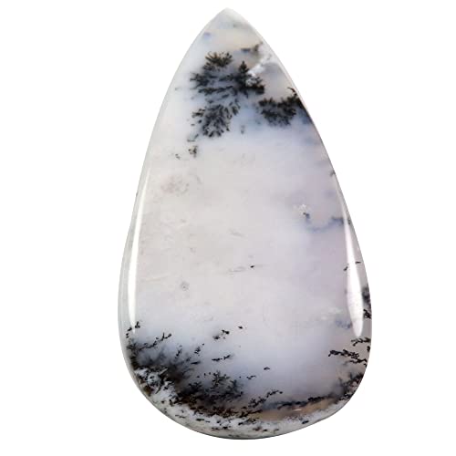 Cabochon en pierre précieuse naturelle opale dendrite 34,75 carats Goyal Exports Qr07