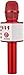 BONAOK Wireless Bluetooth Karaoke Microphone,3-in-1 Portable Handheld karaoke Mic Christmas Gift Home Party birthday Speaker Machine for iPhone/Android/iPad/Sony,PC and All Smartphone(Red)