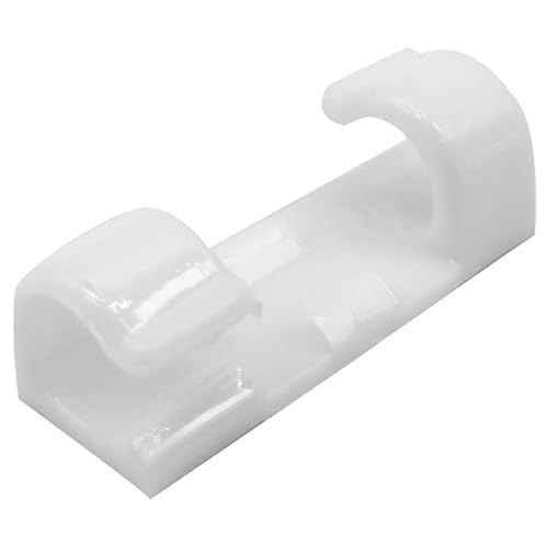 Kit 20 Clips Organizador Fixador Fios e Cabos Suporte Parede