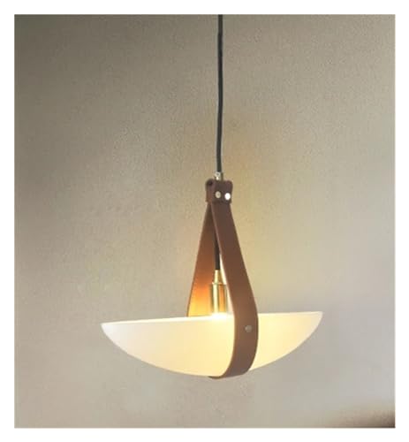 Lámpara colgante de vidrio escandinavo moderno para mesita de noche y comedor