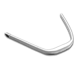 vhbw TPE Ersatz Armband kompatibel mit Fitbit Flex 2 Fitnessuhr, Smartwatch - 24 cm weiß