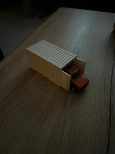 Image of FuOnXen Container for 1 /64 Scale Matchbox Cars, 2 Pack Shipping Container Model, Green, Black, Grey, Blue, Yellow, White, Red Available