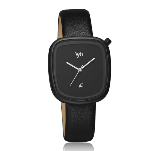 Fastrack Leather Girls Analog Black Dial Girls Watch-Fv60018Nl01W, Band Color:Black (B0CT8PMLLL) Amazon Price History, Amazon Price Tracker