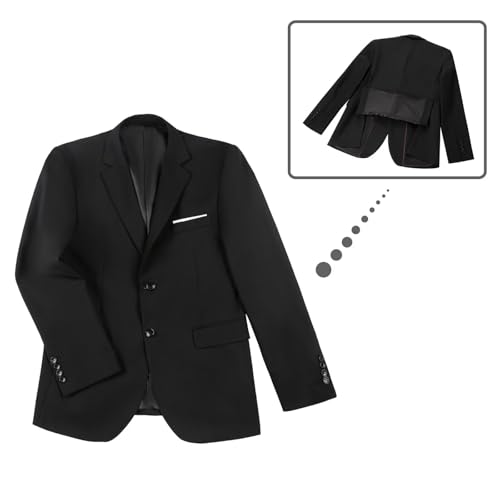 Image of Men's Slim Fit 3 Piece Suit Set with Tie