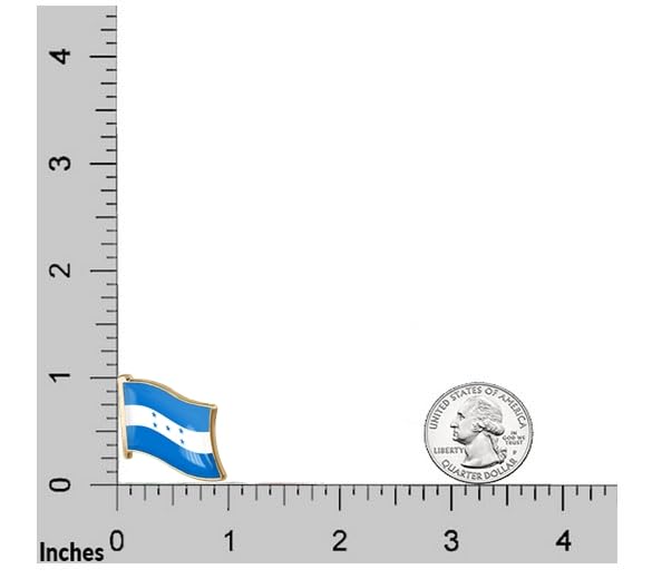 Image of vmcoatdu 1inch Country Flag Pin Badge International Travel Brooch Metal Alloy Souvenir Pin