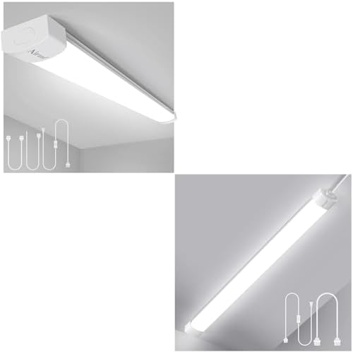 Airand 5FT Linkable LED Garage Light - 45W, 5000K Daylight, Plug-in With Switch, For Shop, Kitchen, Workshop