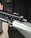 EZshoot 1700 Lumens Green Laser Light Combo for Rifle with Strobe Mode Compatible with M-Rail and Picatinny Rail, Magnetic Rechargeable Rilfe Light Laser Combo, SFD-101L