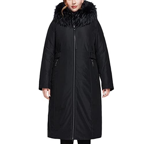 Parka veste de mode grande taille XXL conçue pour les silhouettes généreuses