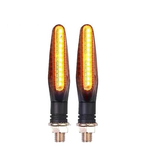 Clignotant de pour moto pour éviter les chocs indicateur pliable 12V clignotant à eau courante LED