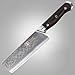 7'Japanese Damascus Usuba - Nakiri Knife with 67 Layers Damascus Steel Kitchen Knife,Vegetable Chopper Cutter Knife, Meat Cleaver, Full Tang Blade G10 Handle for Professional Chef WALLOP Dragon Bone