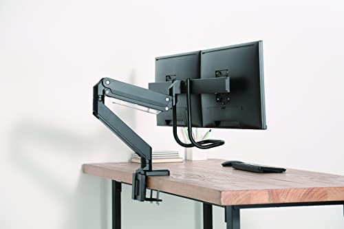 NEOMOUNTS Flat Screen Desk Mount 10-32IN Desk CLAMP/Grommet, Noir