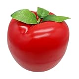 UTHCLO Manzana Roja Falsa Grande de Espuma Realista para Decoración del Hogar, Accesorios de Fotografía y Juego de Simulación Educativa, Fruta Artificial para Fiestas y Exhibiciones