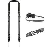 Cwatcun Quick Release Camera Strap with Genuine Leather Shoulder Pad，Comfortable & Lightweight Camera Neck Strap for Travel, Photography, Shoulder Strap Fits Canon Nikon Sony Fujifilm DSLR
