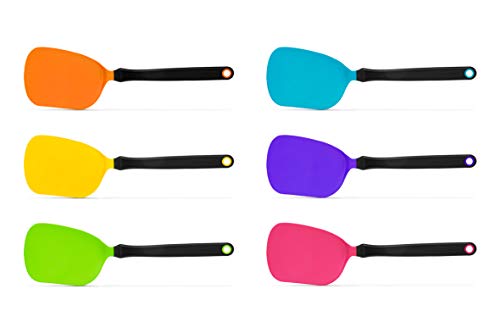 Dreamfarm Chopula - Super-Flexible Chopping Sit Up Spatula - Safe for Non-Stick (Assorted Colors)