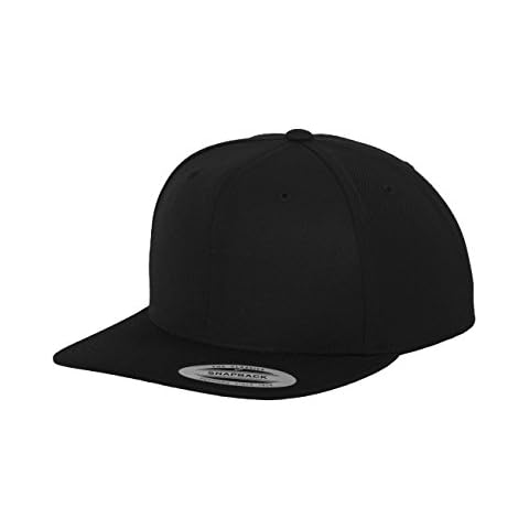 Flexfit Unisex Classic Snapback Cap Kappe, Schwarz, Einheitsgröße EU Cover