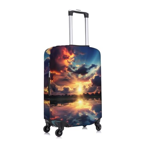 Travel Luggage Cover Fashion Suitcase Protector Multicolor Sky Spandex Baggage Covers Washable Suitcase Covers Anti-Scratch Luggage Cover Protectors Fits 18-32 Inch Suitcases Small2