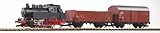 PIKO G SCALE MODEL TRAINS - DB BR80 FREIGHT STARTER SET WITH ANALOG SOUND (120V) - 38120