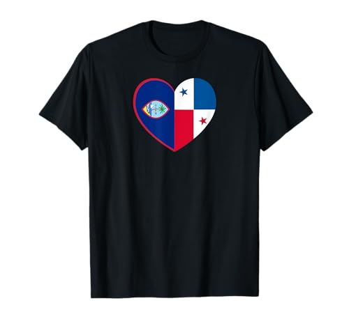 Guam and Panama Flags: Heart Shaped Unity T�V���c