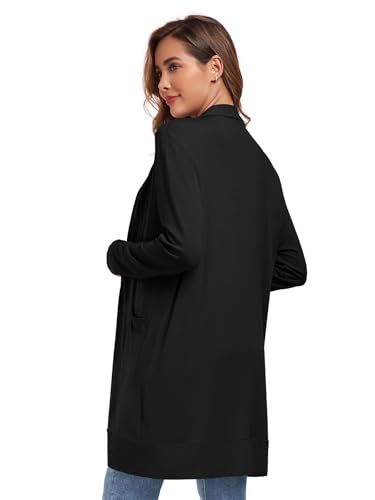 TownCat Womens Lightweight Cardigan with Pocket, Long Sleeve Open Front Casual Loose Cardigans for Women4