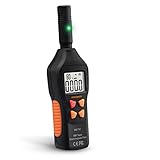 EMF Meter, ENGiNDOT Digital LCD EMF Detector, 3-in-1 EMF Tester for Electromagnetic Field 5HZ-3500MHz, Electronic Radiation, Temperature Detector, EMF Inspections for Home, Office, and Ghost Hunting