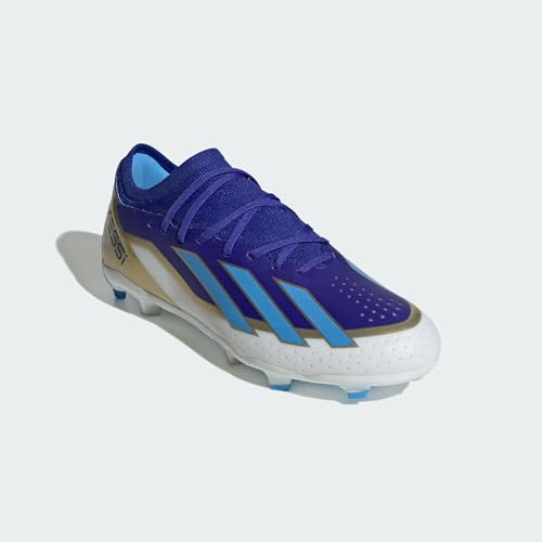 adidas Unisex X Crazyfast Messi League Firm Ground Boots, Lucid Blue / Blue Burst / Cloud White, 46 EU – Ansicht 6