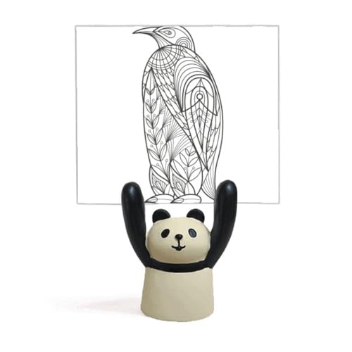 Panda stand mémo peinture à froid art déco cartoon animal décoration