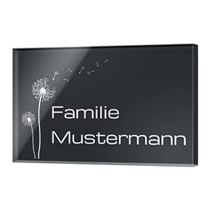 Chrisck Design Pusteblume Acrylglas Türschild